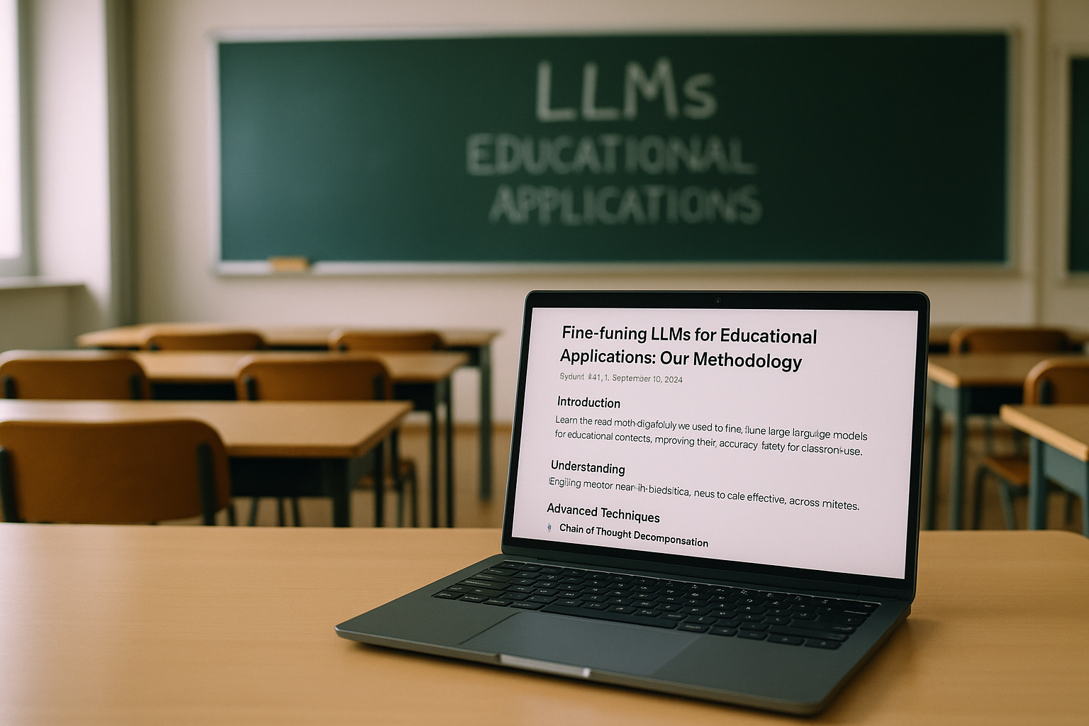 Fine-tuning LLMs for Educational Applications: Our Methodology